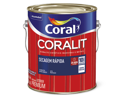 Galão de esmalte Coral Coralit Secagem Rápida 3,6L