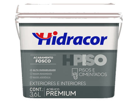 Balde de tinta Hidracor HPiso 3,6L