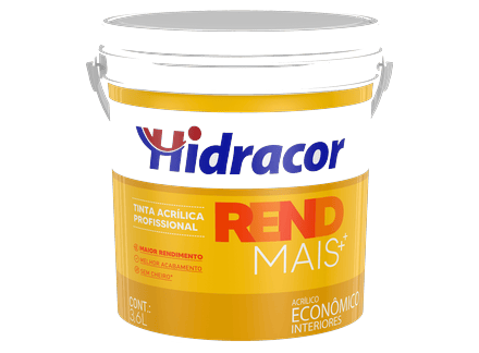 Balde de tinta Hidracor Rend Mais 3,6L